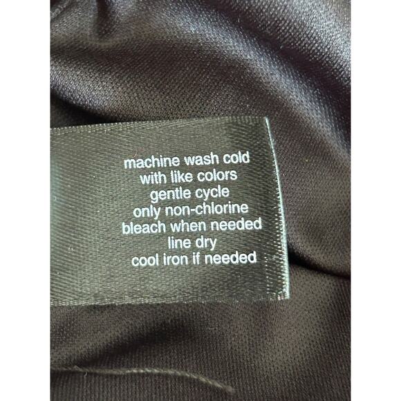 Lane Bryant Dress Womens Size 20 Multicolor Surplice Fitted Metallic Dot Midi - Picture 10 of 16